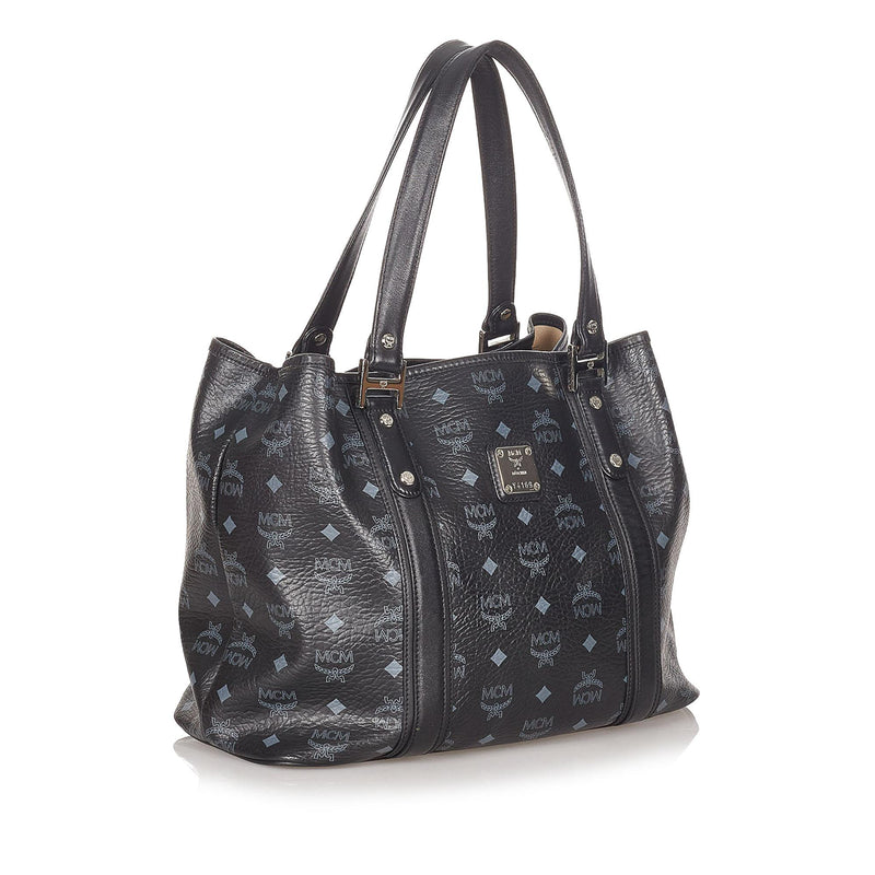 MCM Visetos Leather Tote Bag (SHG-34030) – LuxeDH
