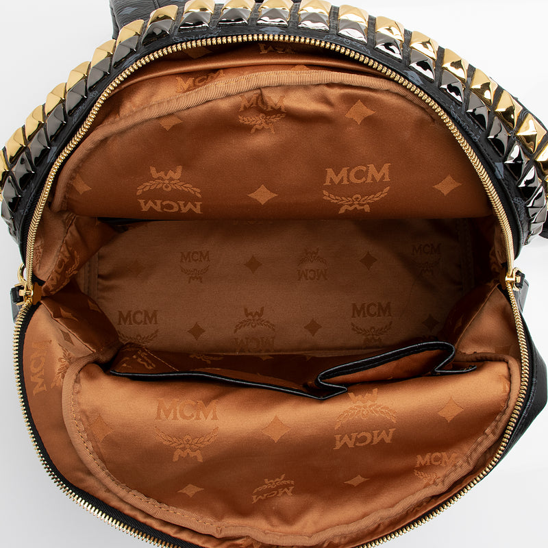 MCM Visetos Studded Stark Medium Backpack - FINAL SALE (SHF-19553