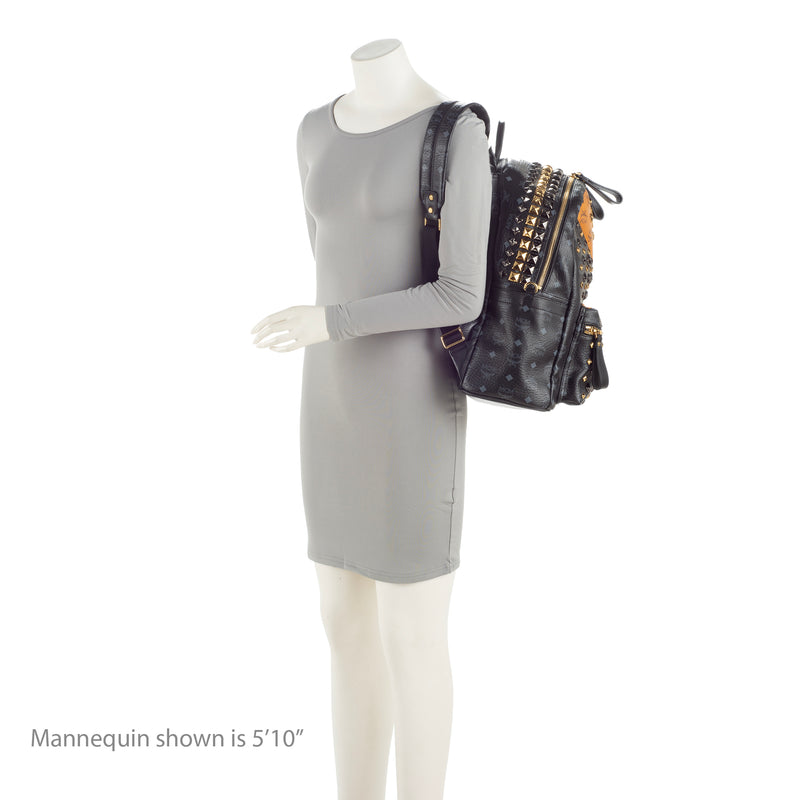 MCM Visetos Studded Stark Medium Backpack - FINAL SALE (SHF-19553