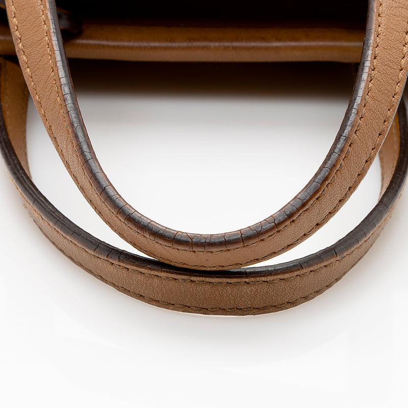 Mcm Authenticated Anya Leather Handbag