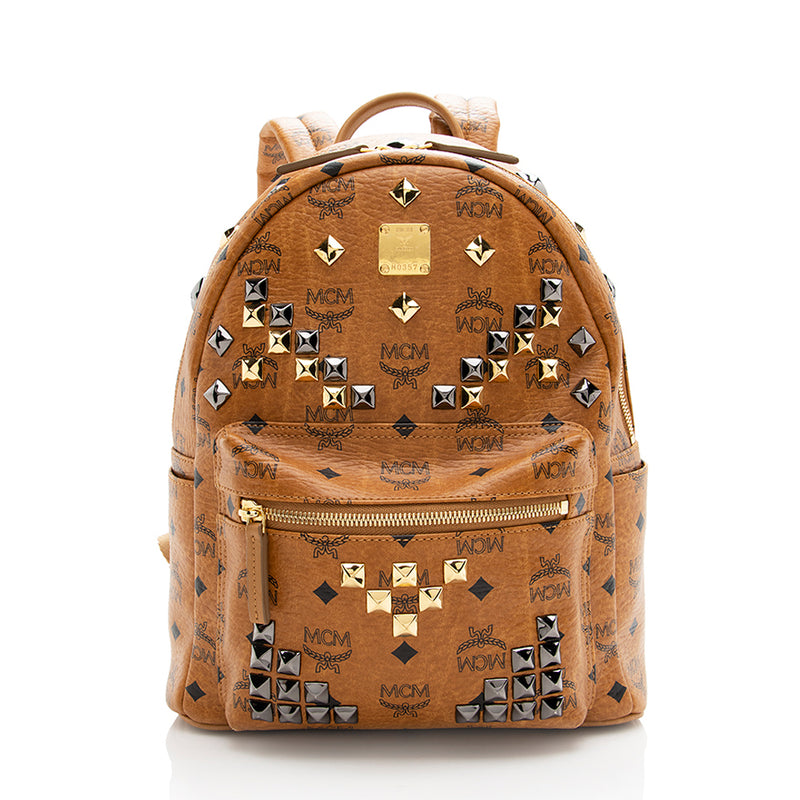 MCM Mini Stark Backpack in Natural
