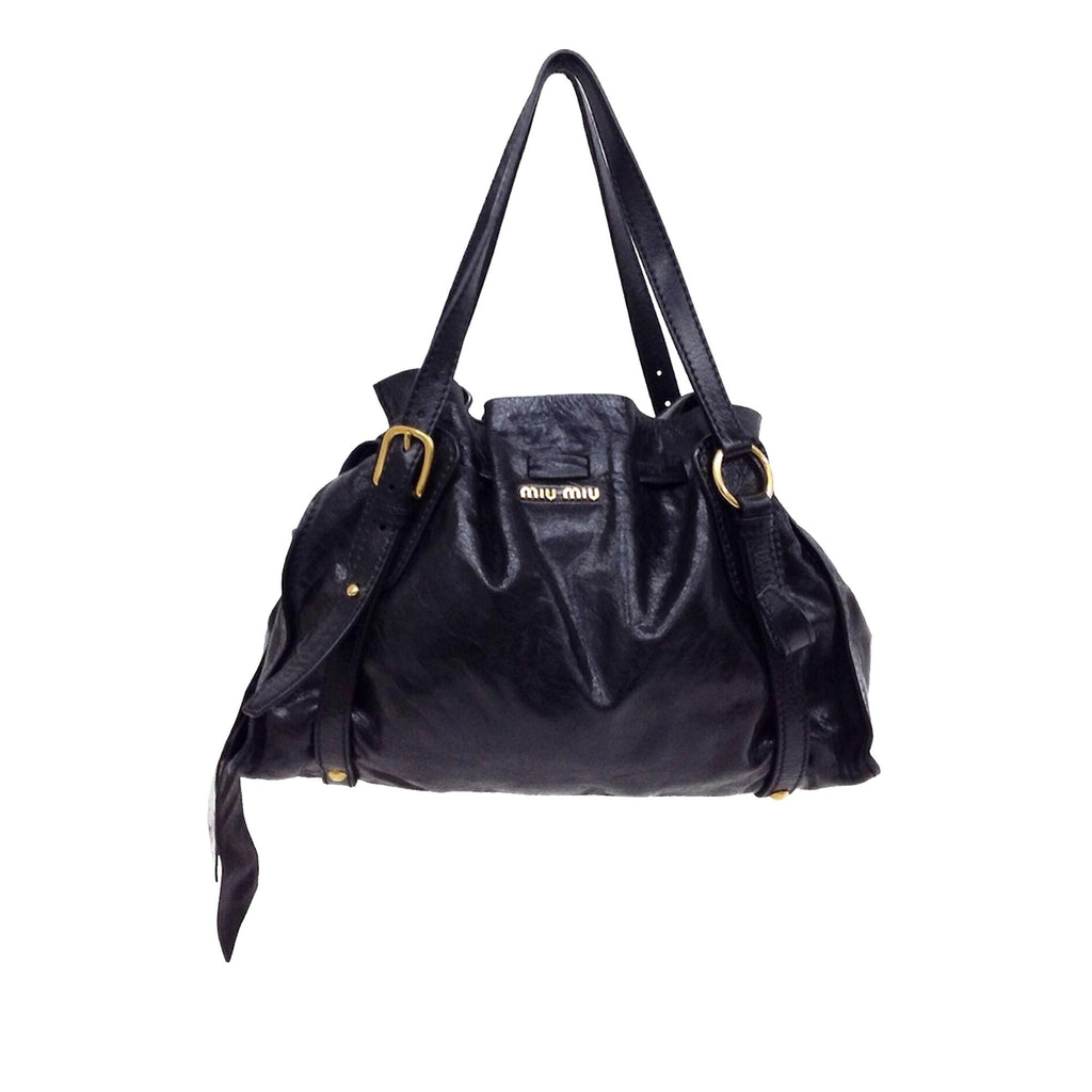 Miu Miu Vitello Shine Tote Bag (SHG-30867) – LuxeDH
