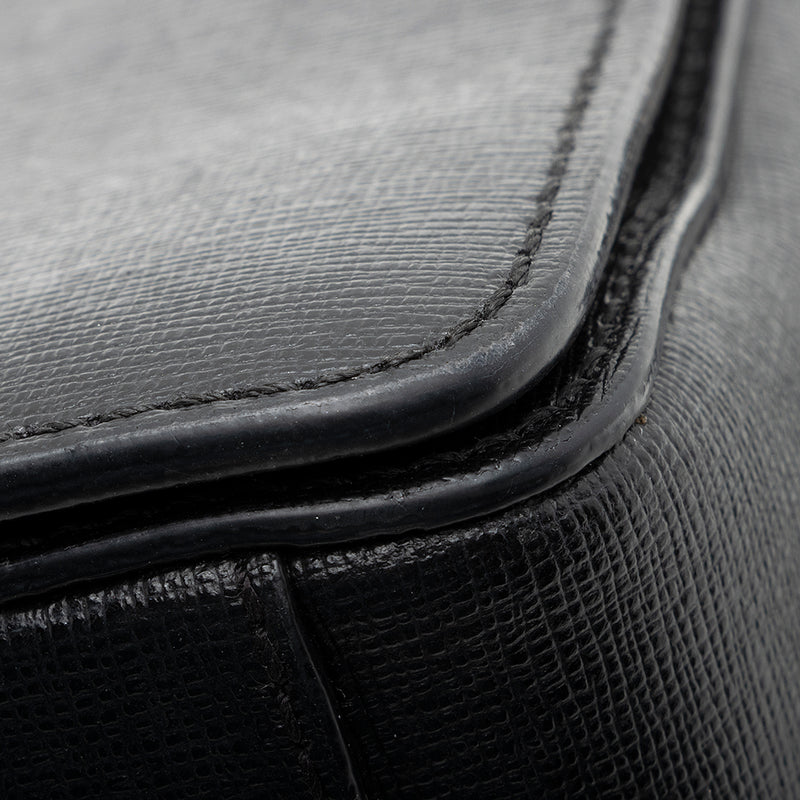 Off-White Leather Binder Clip Shoulder Bag (SHF-20660) – LuxeDH