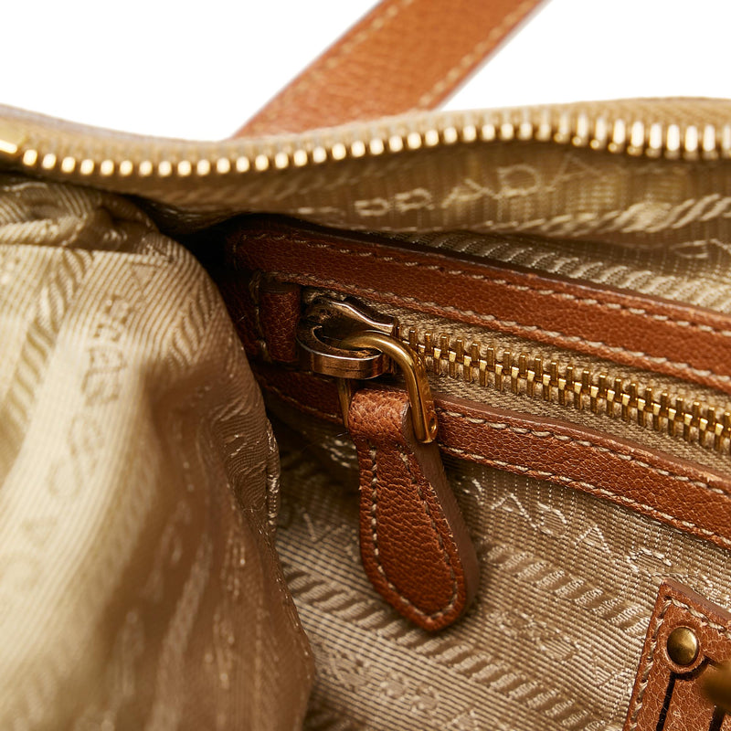 Prada Canapa Shoulder Bag (SHG-33749) – LuxeDH