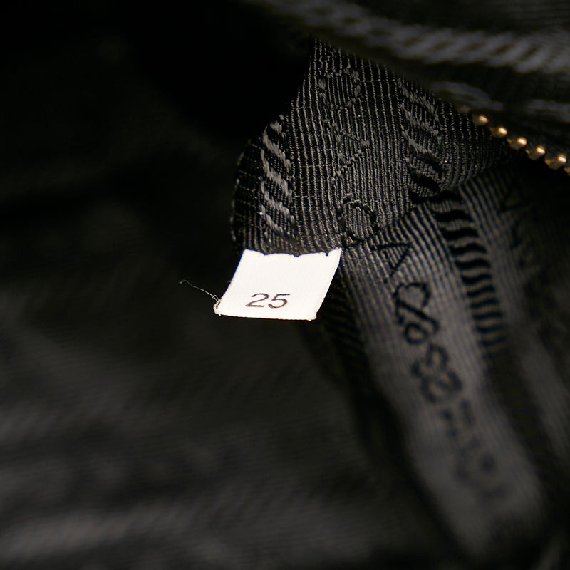 Prada Canapa Logo Tessuto Shoulder Bag (SHG-29804) – LuxeDH