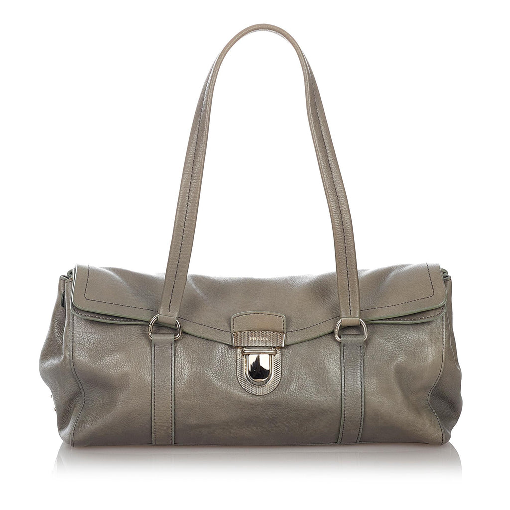 Prada Easy Leather Shoulder Bag (SHG-23590) – LuxeDH