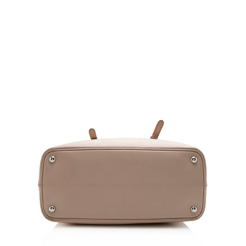 Prada Medium Saffiano Cuir Double Bag - Black Totes, Handbags - PRA862456