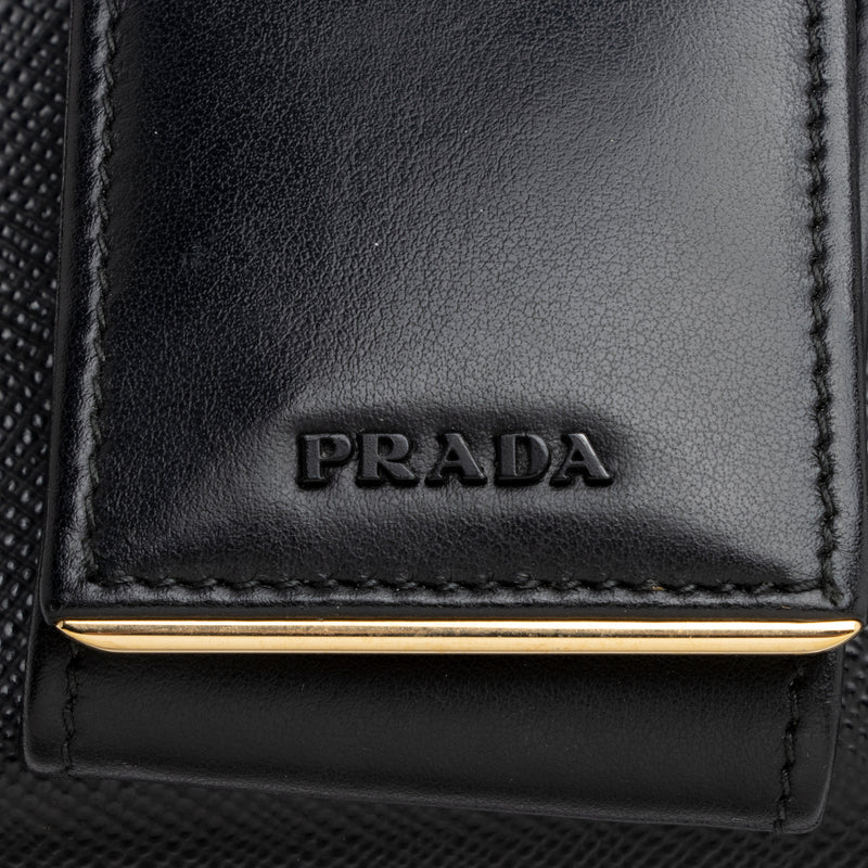 PRADA+Saffiano+CUIR+C+Monochrome+Handbag+1BA269+%23RC001 for sale online