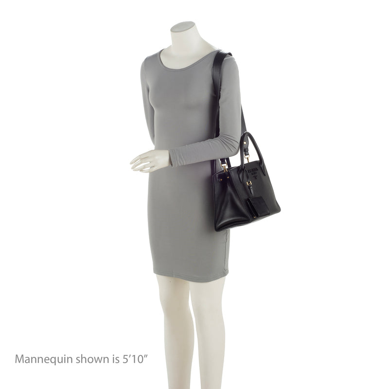 Prada - Monochrome Cipria Saffiano Leather Small Bag