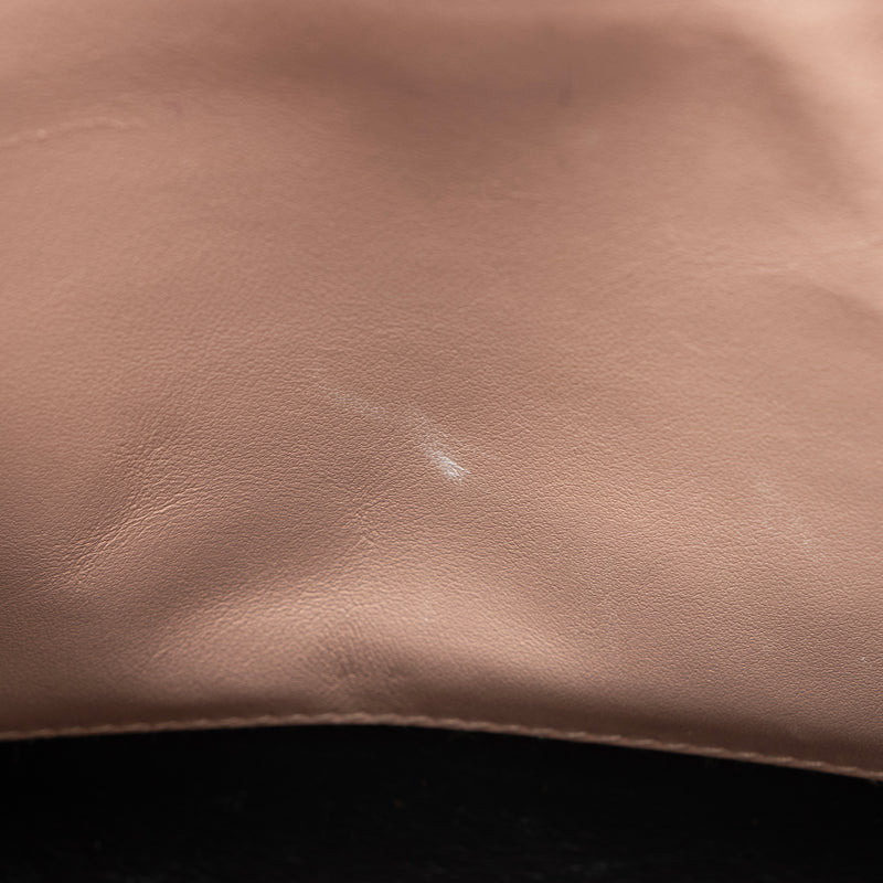 PRADA Saffiano Cuir Monochrome Chain Shoulder Bag Cipria 1085926