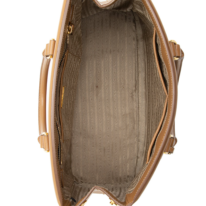 Prada Saffiano Lux Parabole Tote - Neutrals Totes, Handbags - PRA888562