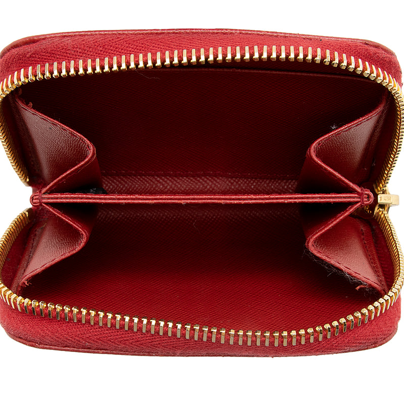 Prada Saffiano Leather Zip Around Wallet - FINAL SALE (SHF-18435