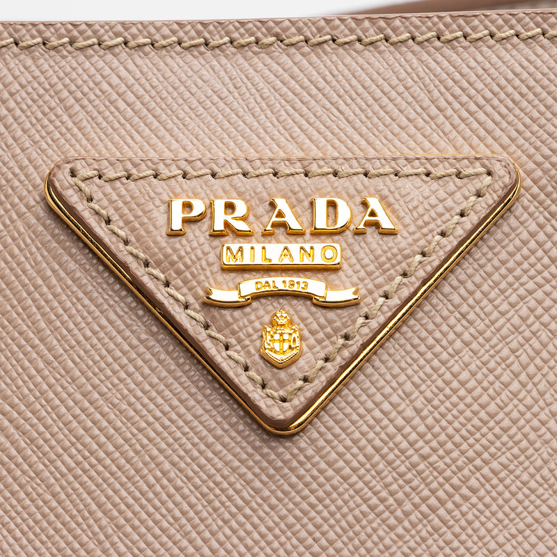 Prada Saffiano Lux Galleria Medium Tote (SHF-23681) – LuxeDH