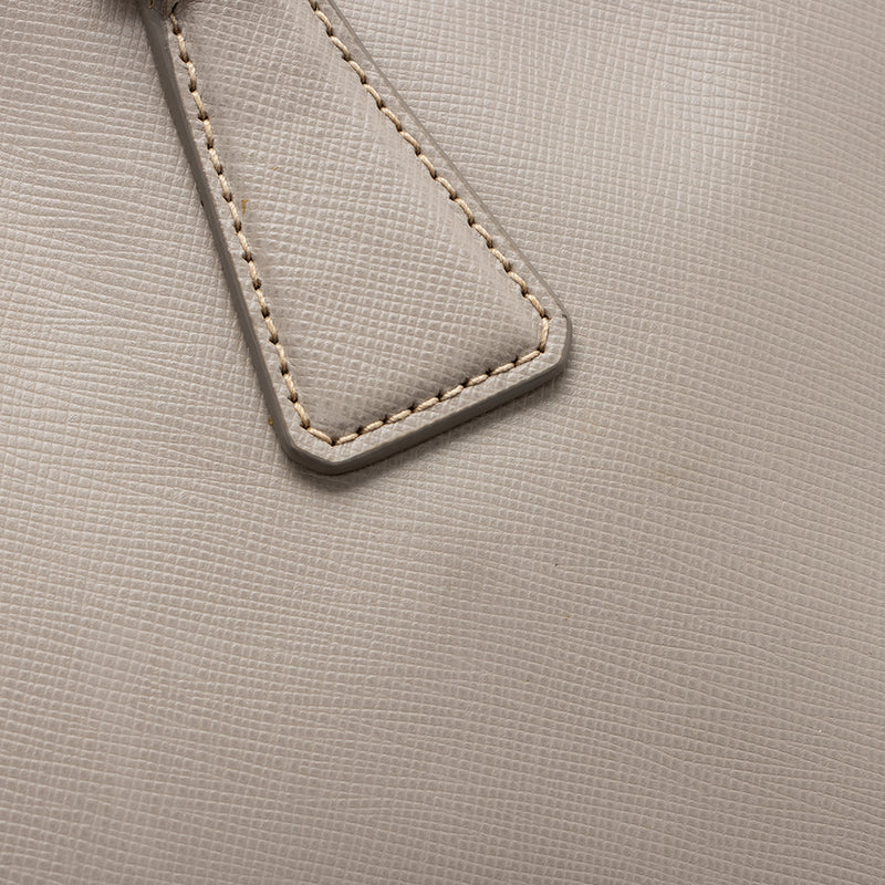 Prada Saffiano Leather Parabole Small Tote (SHF-16951) – LuxeDH