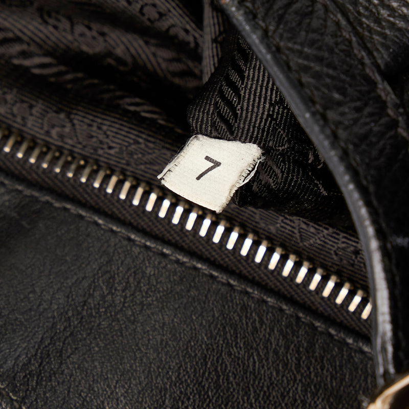 Prada Tweed Handbag (SHG-22278) – LuxeDH