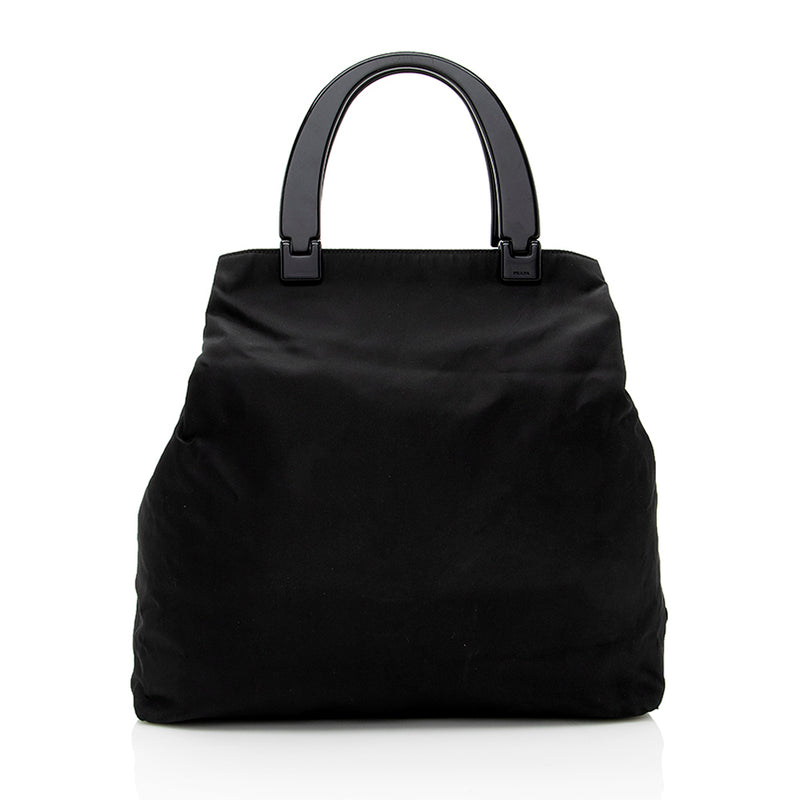 Prada, Bags, Prada Vintage Nylon Shoulder Bag Plastic Handle
