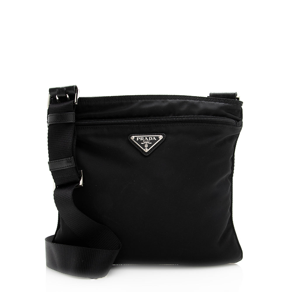 Prada Metallic Leather Diagramme Mini Shoulder Bag (SHF-18475) – LuxeDH