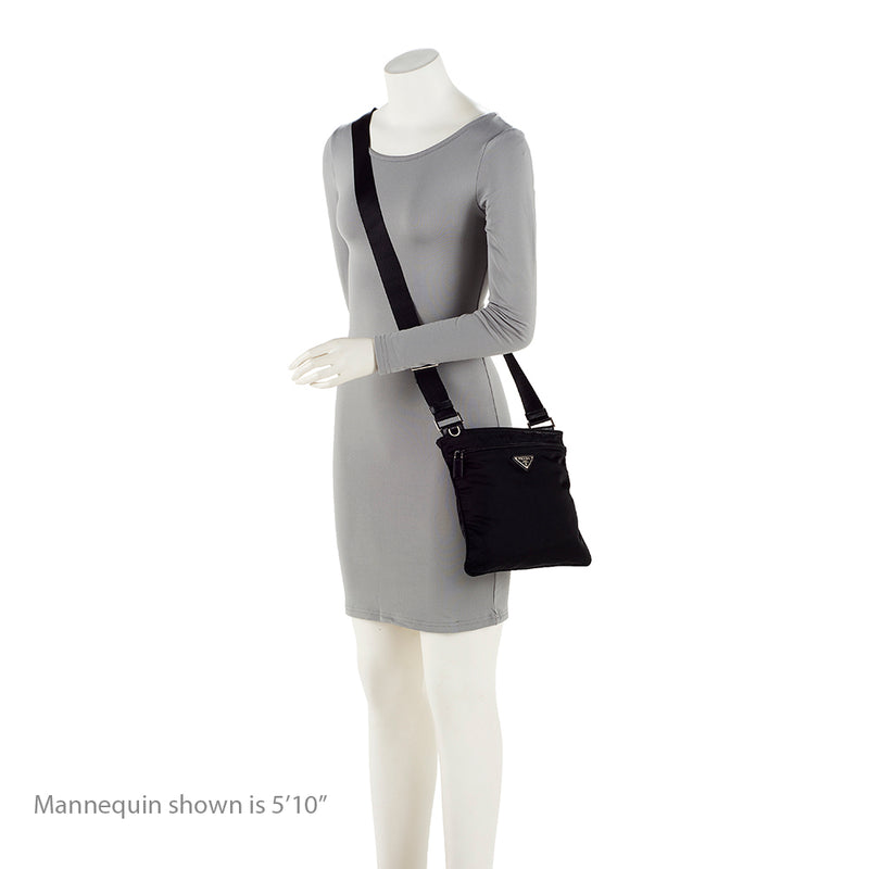 Prada Vintage Tessuto Mini Messenger Bag (SHF-20111) – LuxeDH