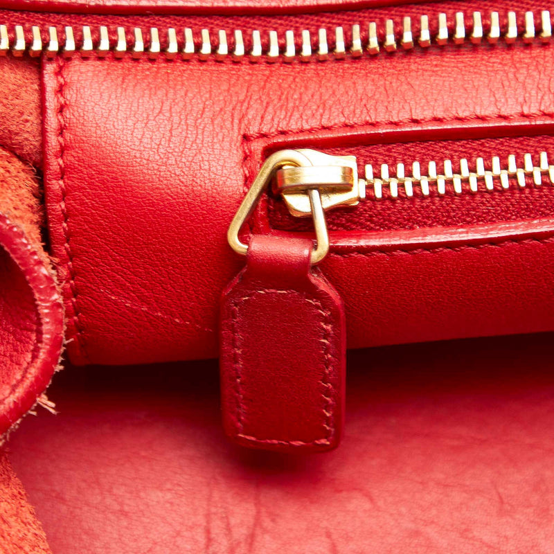 Saint Laurent Cabas Chyc Leather Handbag (SHG-32353)