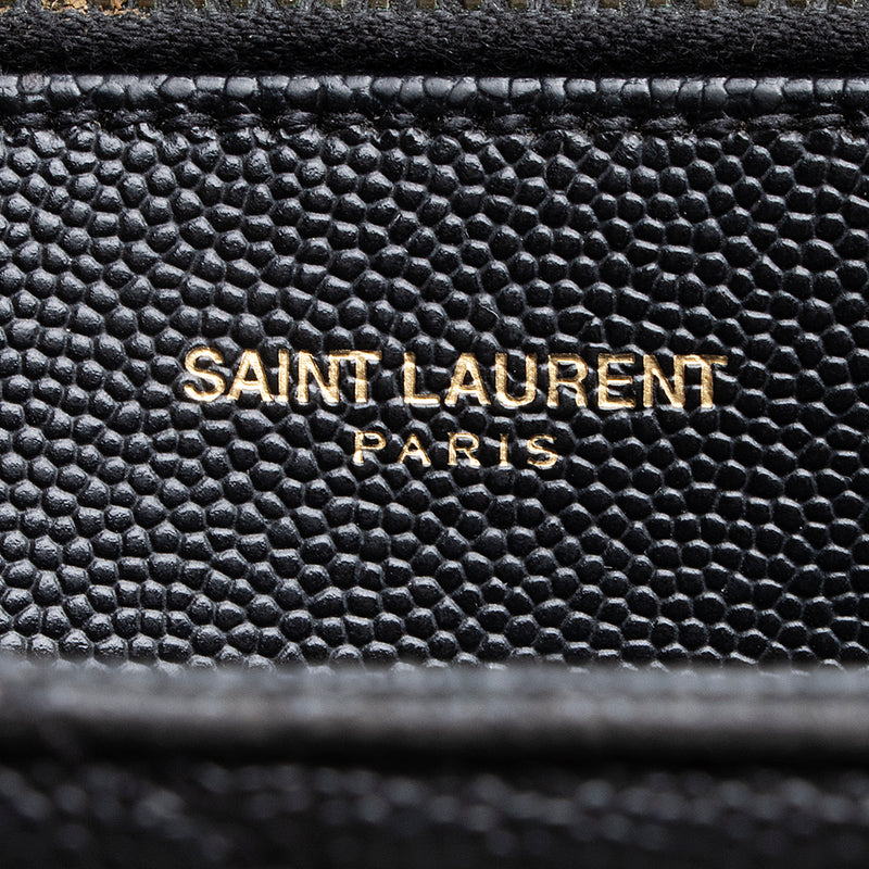 Saint Laurent Black Leather Monogram Tassel Chain Belt Saint Laurent Paris