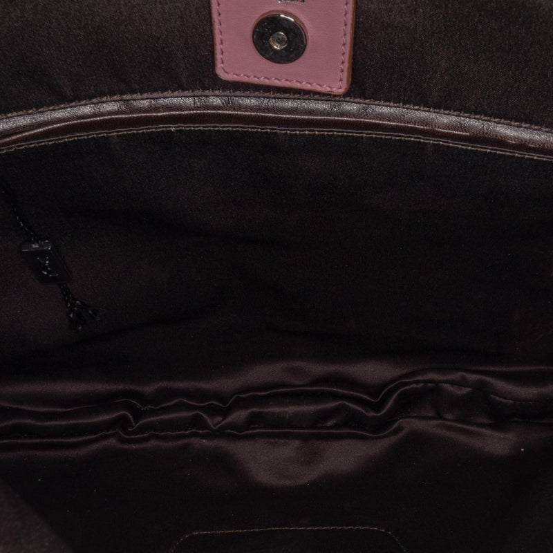 Saint Laurent Mombasa Limited Edition 21mt914 Light Pink Canvas Shoulder  Bag, Saint Laurent