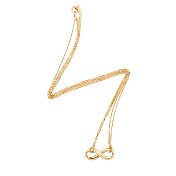 Tiffany & Co. 18kt Yellow Gold Infinity Necklace (SHF-21831)