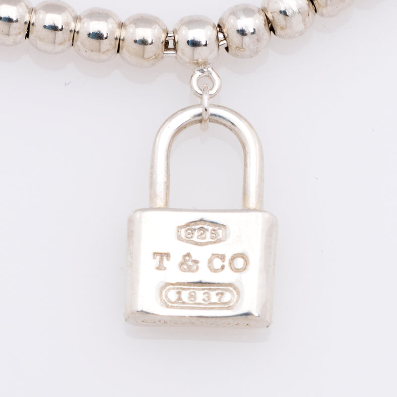 Tiffany and Co. Sterling Silver 1837 Lock Necklace