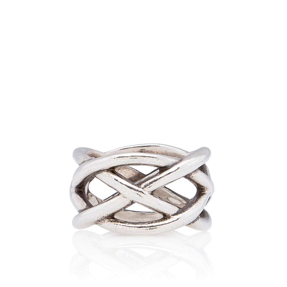 Tiffany & Co. Atlas® X Wide Ring in Rose Gold with Diamonds Rings |  Heathrow Reserve & Collect
