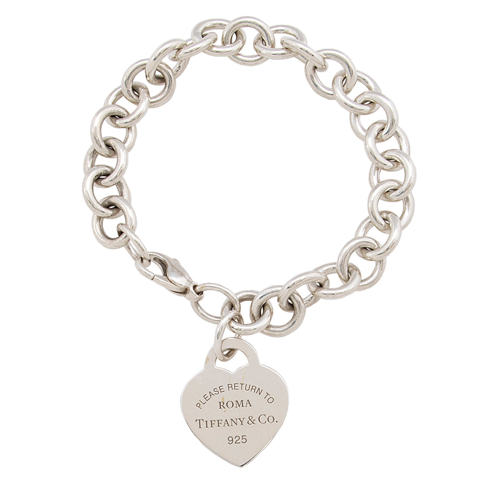 Tiffany & Co. Sterling Silver Return to Tiffany Love Lock Bracelet (SH –  LuxeDH