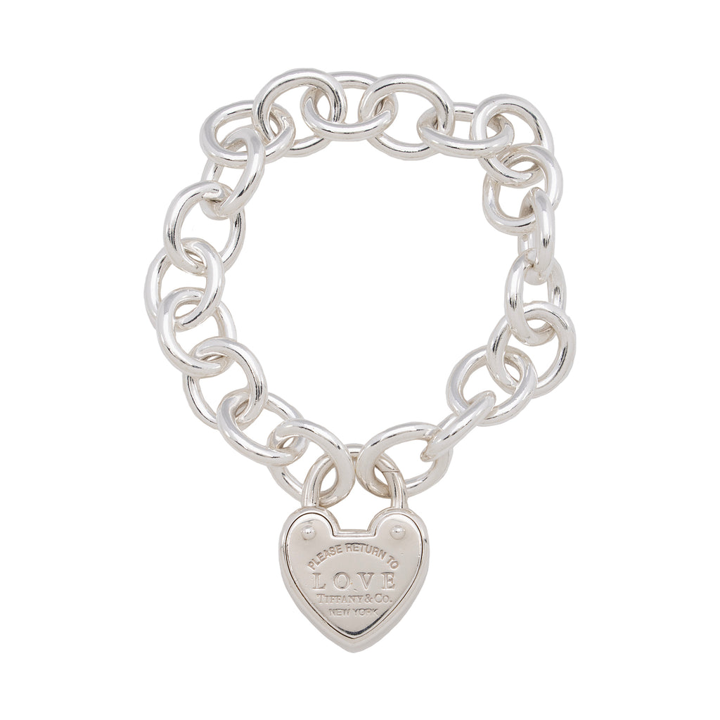 Return to Tiffany® Love Lock Bracelet in Silver, Medum
