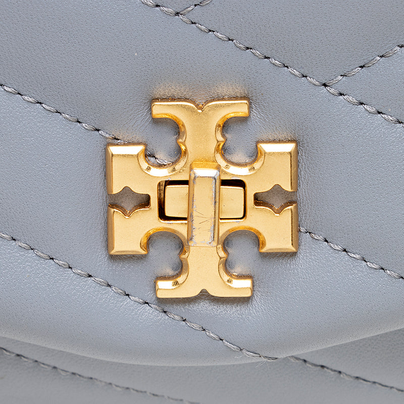 Tory Burch Leather Kira Chevron Wallet on Chain Bag (SHF-18446) – LuxeDH