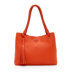 Tory Burch Leather Taylor Tote (SHF-16373)