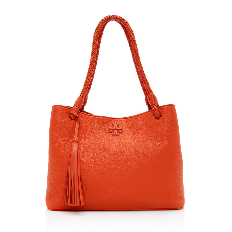 Tory Burch Leather Taylor Tote (SHF-16373)