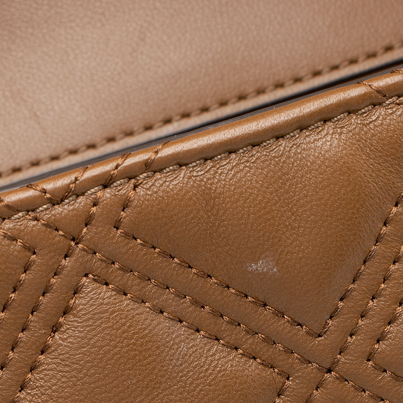 Tory Burch Leather Striped Boston Bag (SHF-19151) – LuxeDH