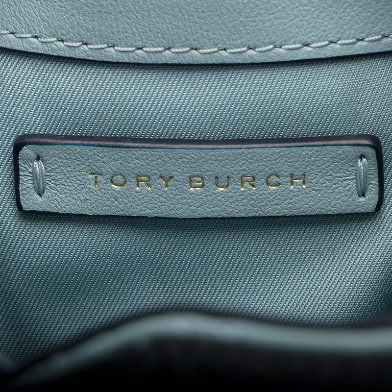 Tory Burch Fleming Soft Glazed Mini Bucket Bag - ShopStyle