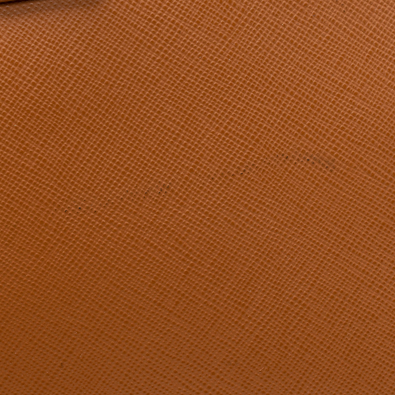Tory Burch Orange Saffiano Leather Mini Robinson Crossbody Bag