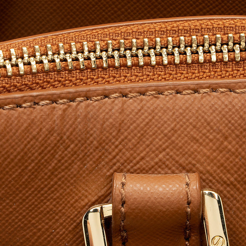 TORY BURCH: Robinson bag in saffiano leather - Burgundy