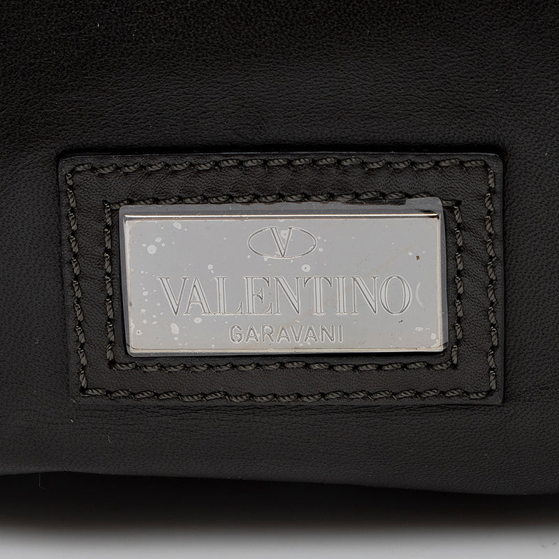 Valentino Leather Sequin Chain Glam Convertible Tote - FINAL SALE (SHF –  LuxeDH