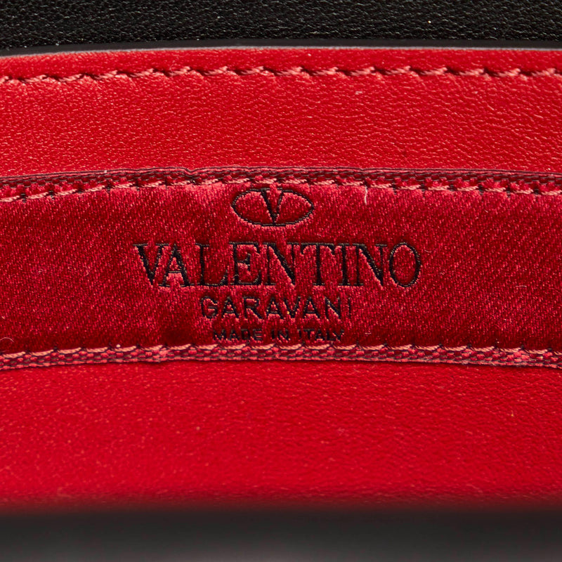 Luxury backpack - Valentino Kaki Backpack VLTN logo white