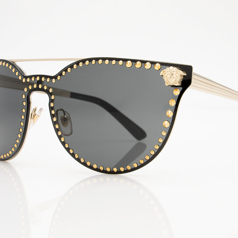 Louis Vuitton Unisex Studded Cat Eye Glasses Sunglasses